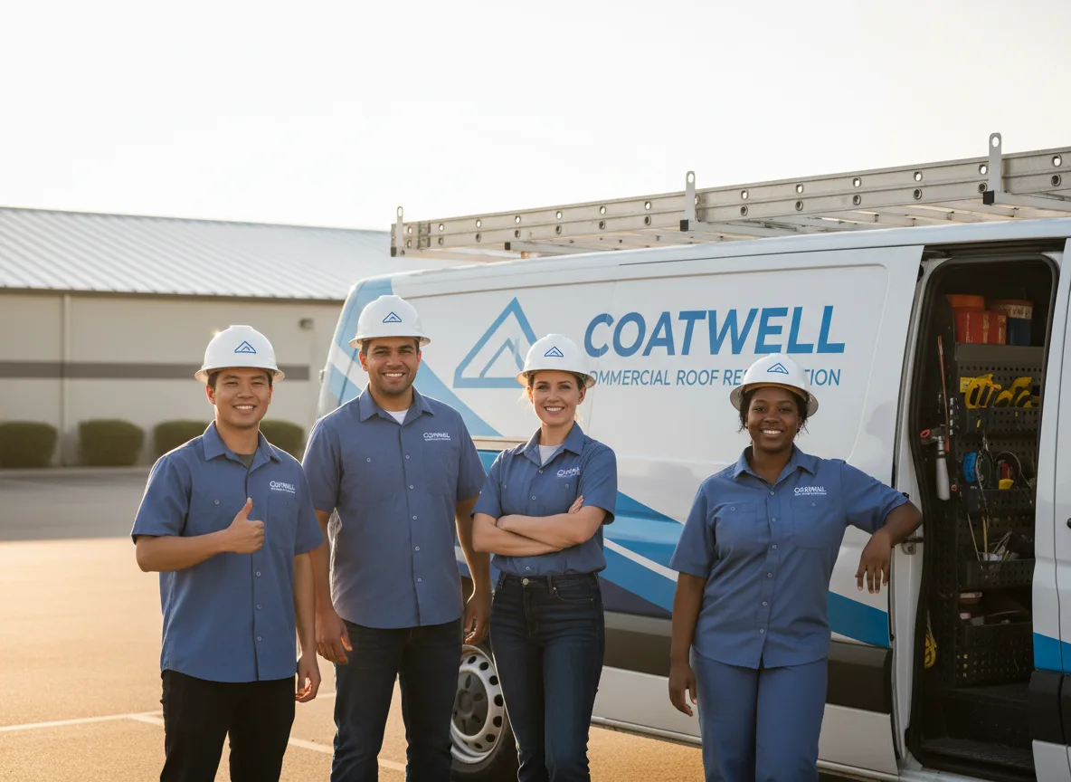 Commercial roof coating company in Gibbon, MN